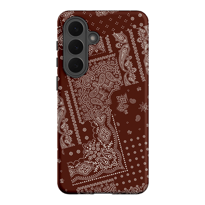 Paisley Cinnamon Printed Phone Cases Samsung Galaxy S26 Plus / Armoured by The Dairy - The Dairy