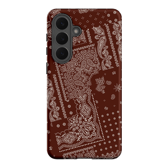 Paisley Cinnamon Printed Phone Cases Samsung Galaxy S26 Plus / Armoured by The Dairy - The Dairy