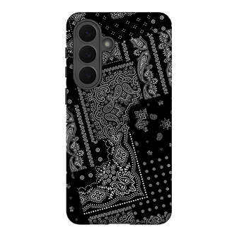 Paisley Noir Printed Phone Cases Samsung Galaxy S26 Plus / Armoured by The Dairy - The Dairy