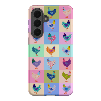 Pastel Chickens Printed Phone Cases Samsung Galaxy S26 Plus / Armoured by Kayla Henley - The Dairy
