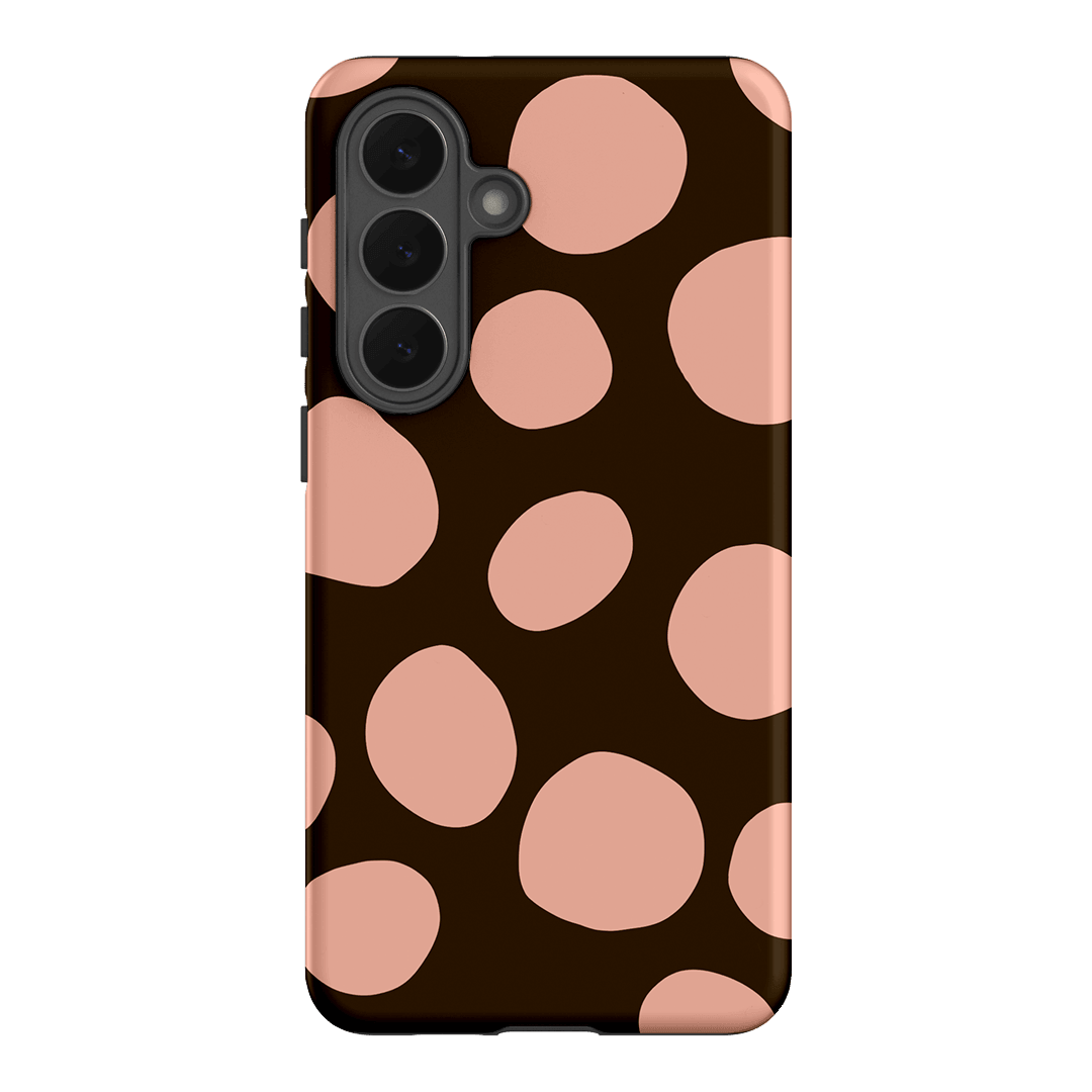 Pebbles Chocolate Pink Printed Phone Cases Samsung Galaxy S26 Plus / Armoured by Veronica Tucker - The Dairy
