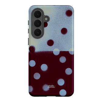 Plum Polka Dot Printed Phone Cases Samsung Galaxy S26 Plus / Armoured by Jasmine Dowling - The Dairy