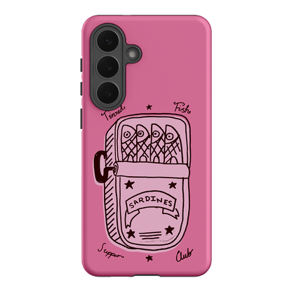 Sardine Social Pink Printed Phone Cases Samsung Galaxy S26 Plus / Armoured by The Dairy - The Dairy