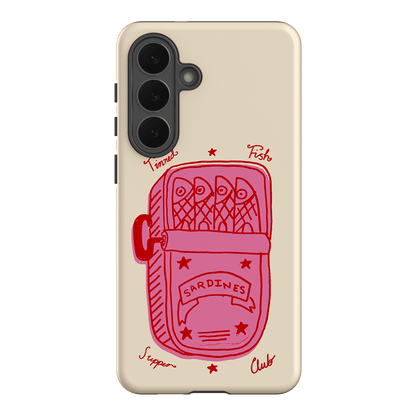 Sardine Social Red Printed Phone Cases Samsung Galaxy S26 Plus / Armoured by The Dairy - The Dairy