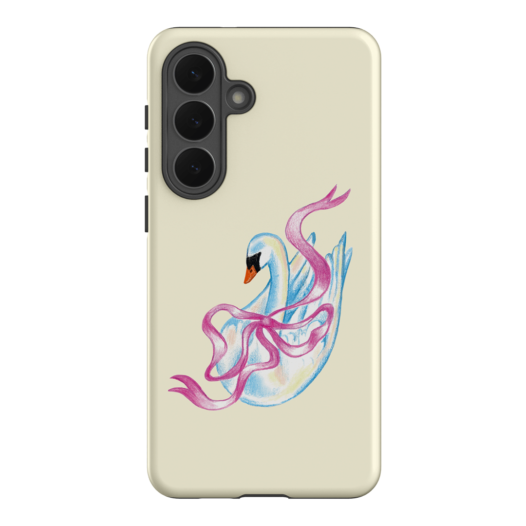 Satin Swan Printed Phone Cases Samsung Galaxy S26 Plus / Armoured by Femke Studio - The Dairy