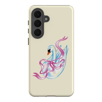 Satin Swan Printed Phone Cases Samsung Galaxy S26 Plus / Armoured by Femke Studio - The Dairy