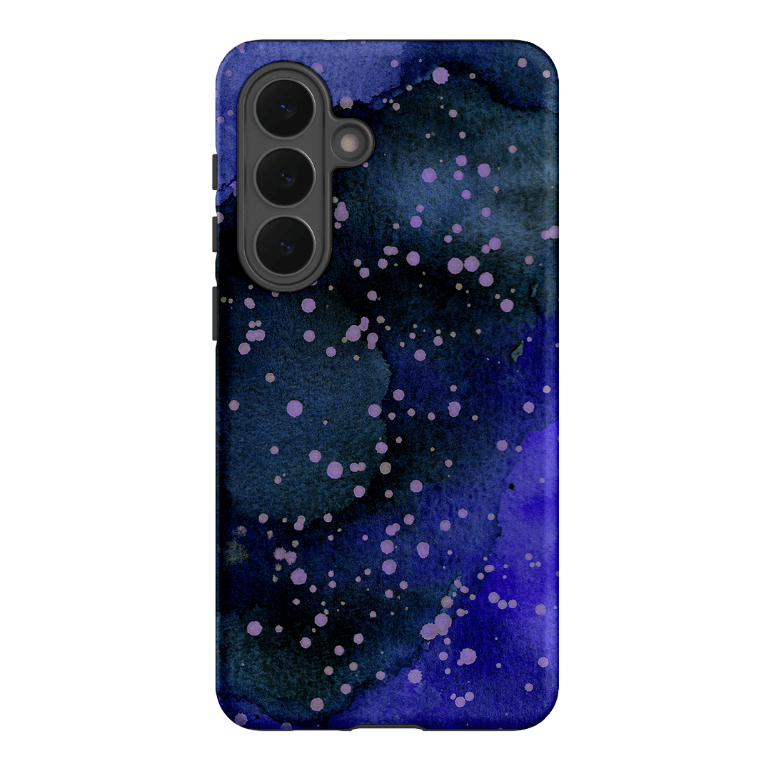 Spotty Navy Printed Phone Cases Samsung Galaxy S26 Plus / Armoured by The Dairy - The Dairy