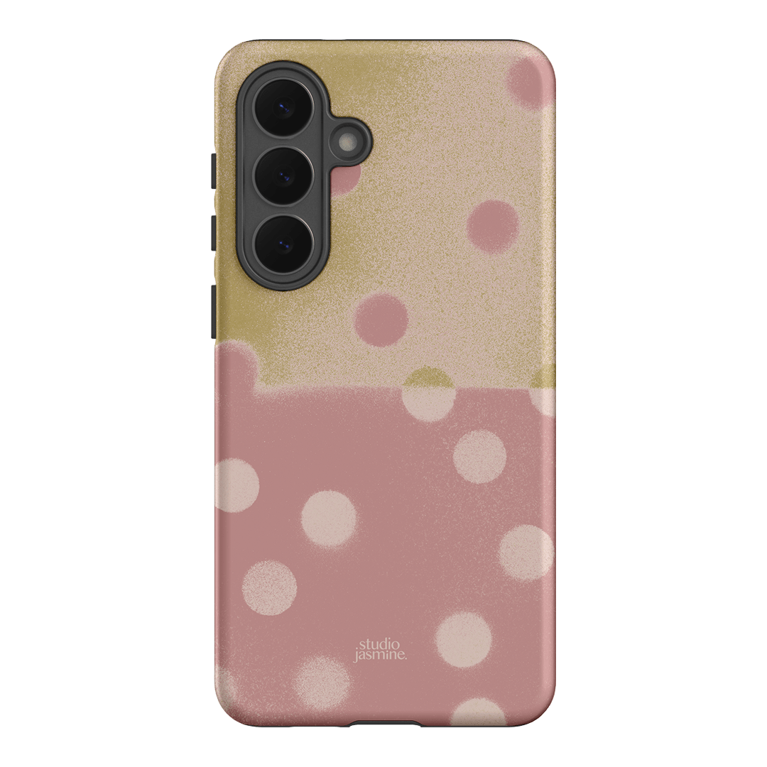 Strawberry Polka Dot Printed Phone Cases Samsung Galaxy S26 Plus / Armoured by Jasmine Dowling - The Dairy