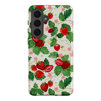 Strawberry Patch Printed Phone Cases Samsung Galaxy S26 Plus / Armoured by Ellie Mae - The Dairy
