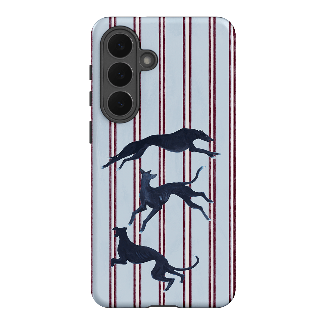 Stripey Hounds Printed Phone Cases Samsung Galaxy S26 Plus / Armoured by Lisa Hu - The Dairy