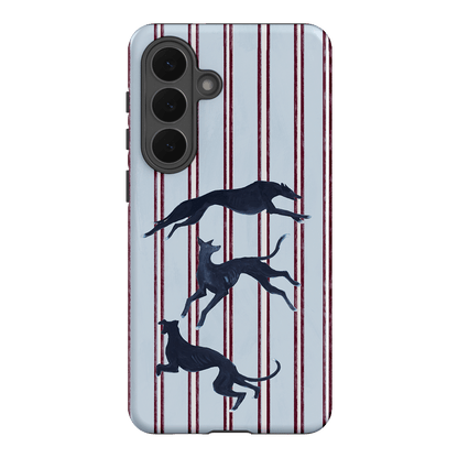 Stripey Hounds Printed Phone Cases Samsung Galaxy S26 Plus / Armoured by Lisa Hu - The Dairy
