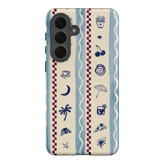 Summer Snacks Blue Printed Phone Cases Samsung Galaxy S26 Plus / Armoured by Charlie Taylor - The Dairy