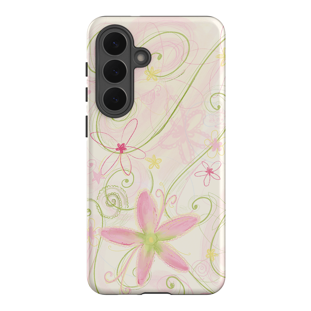 Swirl Pink Printed Phone Cases Samsung Galaxy S26 Plus / Armoured by Kayla Carr - The Dairy