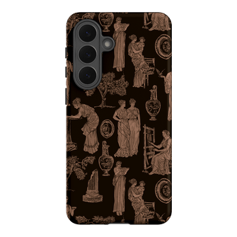Symposium Burnt Umber Printed Phone Cases Samsung Galaxy S26 Plus / Armoured by Veronica Tucker - The Dairy