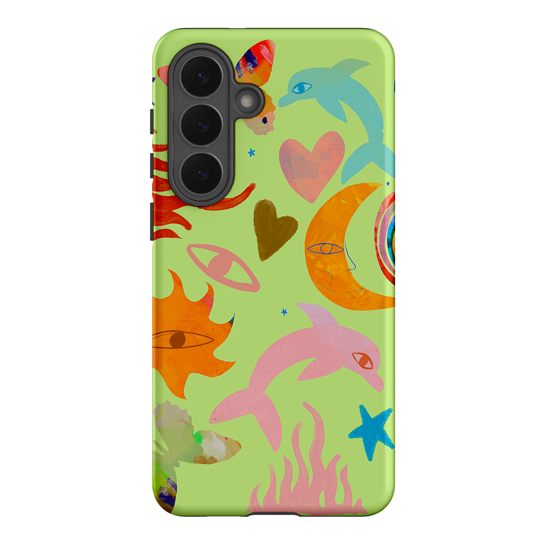 Tattoos Green Printed Phone Cases Samsung Galaxy S26 Plus / Armoured by Kate Eliza - The Dairy