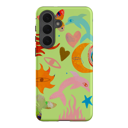 Tattoos Green Printed Phone Cases Samsung Galaxy S26 Plus / Armoured by Kate Eliza - The Dairy