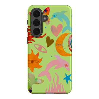 Tattoos Green Printed Phone Cases Samsung Galaxy S26 Plus / Armoured by Kate Eliza - The Dairy