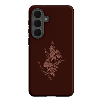 Wildflowers Mocha Printed Phone Cases Samsung Galaxy S26 Plus / Armoured by Typoflora - The Dairy