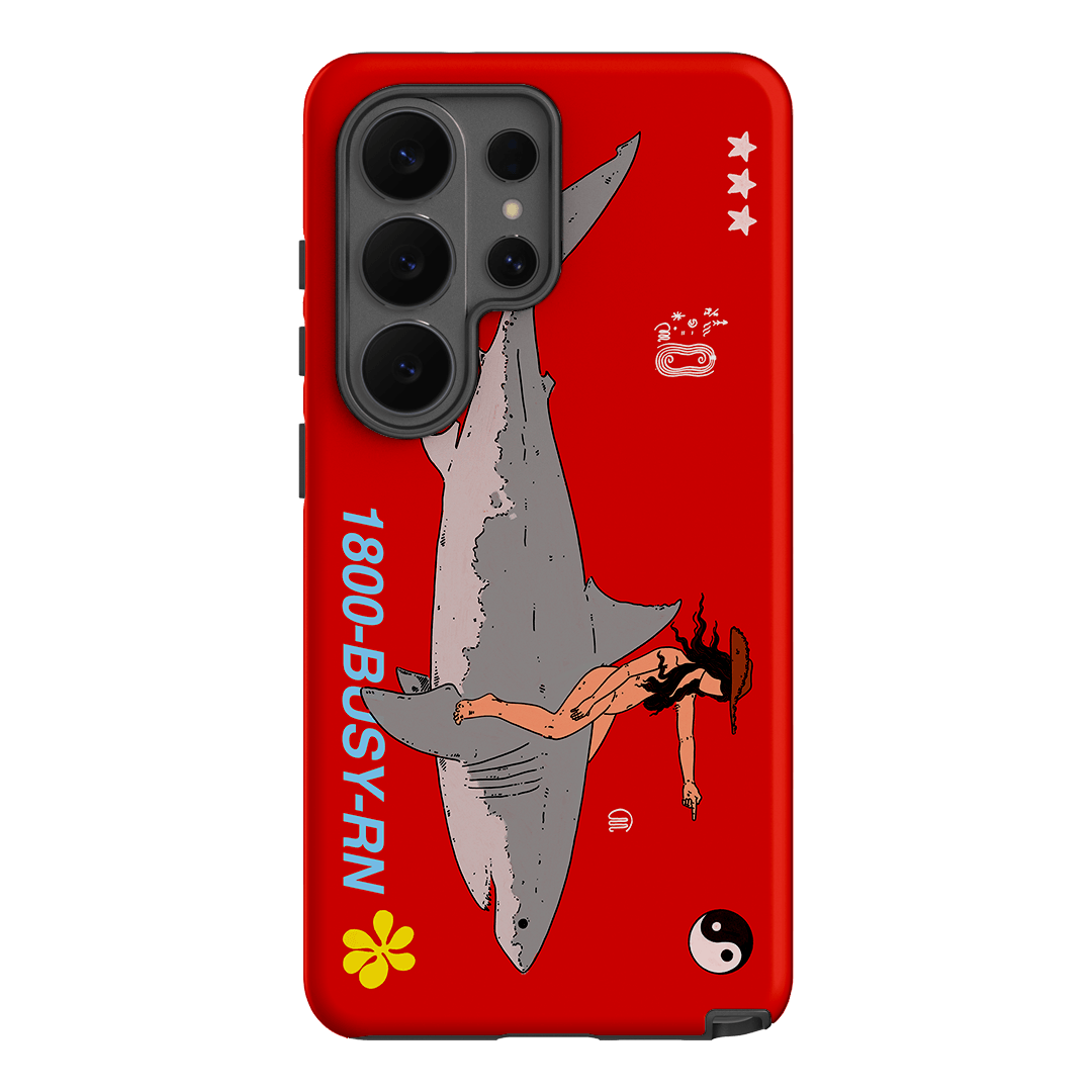 1800-Busy Rn in Red Printed Phone Cases Samsung Galaxy S26 Ultra / Armoured by Easty Beasty - The Dairy