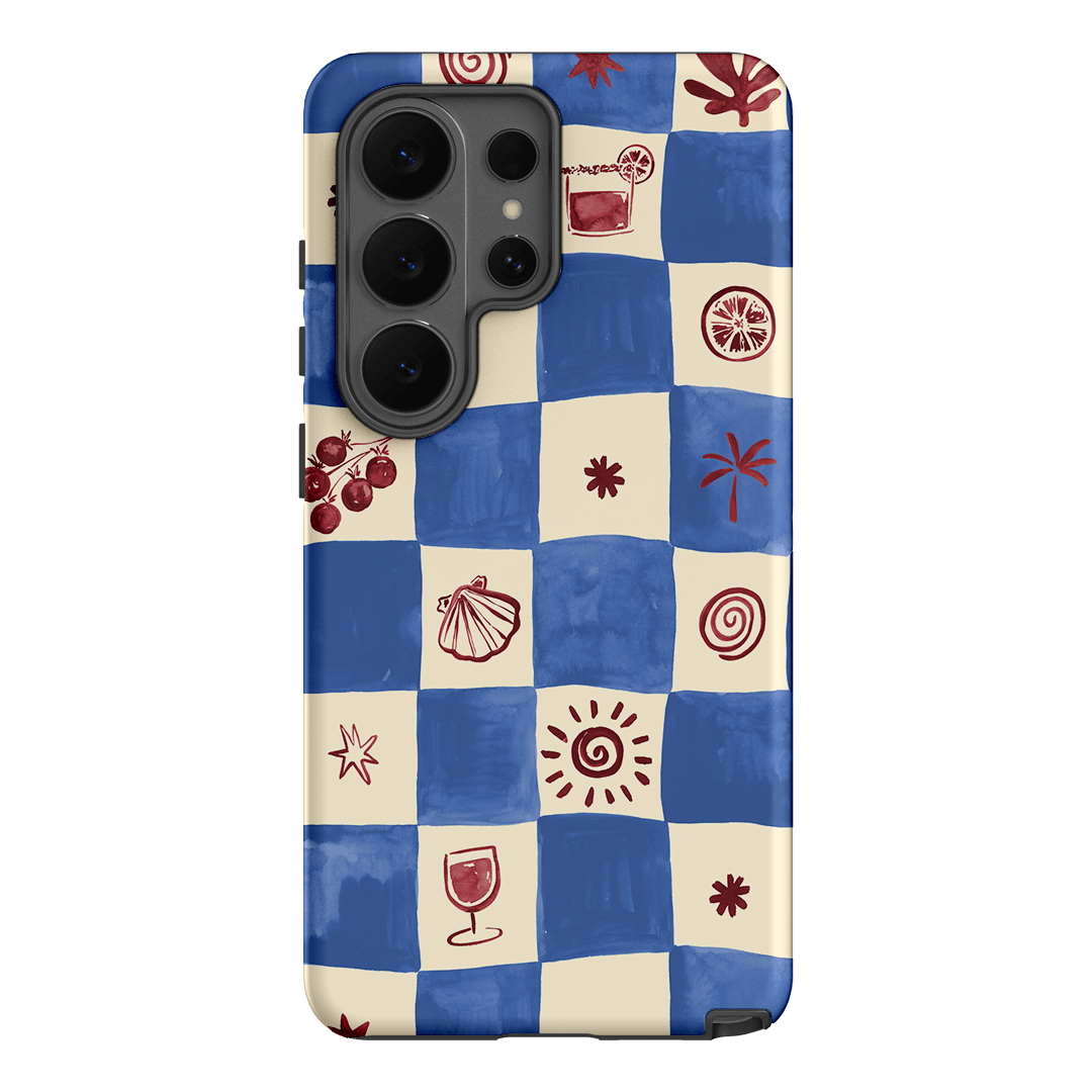 Afternoon Mezze Cornflower Printed Phone Cases Samsung Galaxy S26 Ultra / Armoured by Charlie Taylor - The Dairy