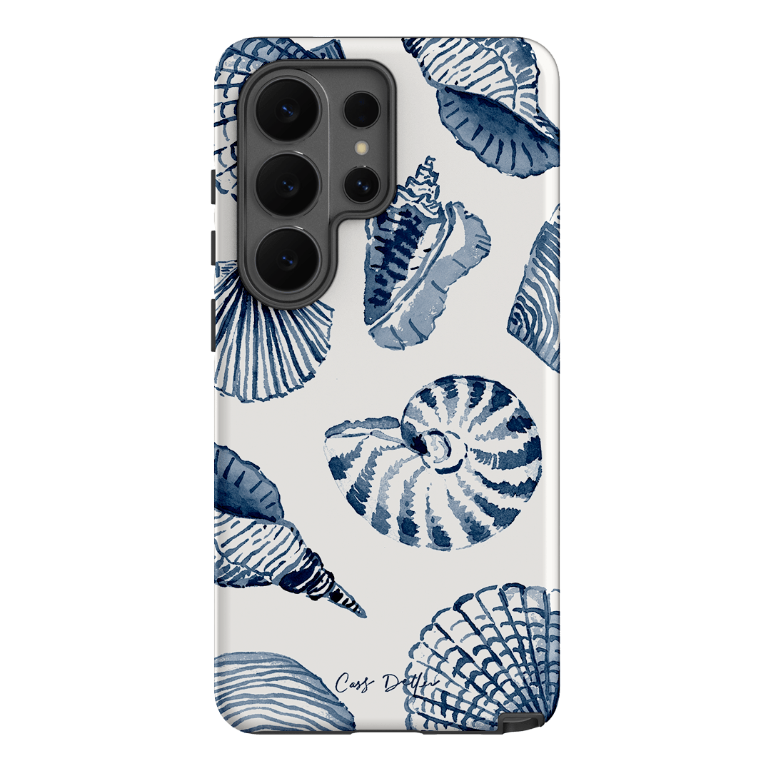 Blue Shells Printed Phone Cases Samsung Galaxy S26 Ultra / Armoured by Cass Deller - The Dairy