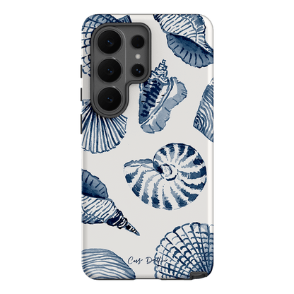 Blue Shells Printed Phone Cases Samsung Galaxy S26 Ultra / Armoured by Cass Deller - The Dairy
