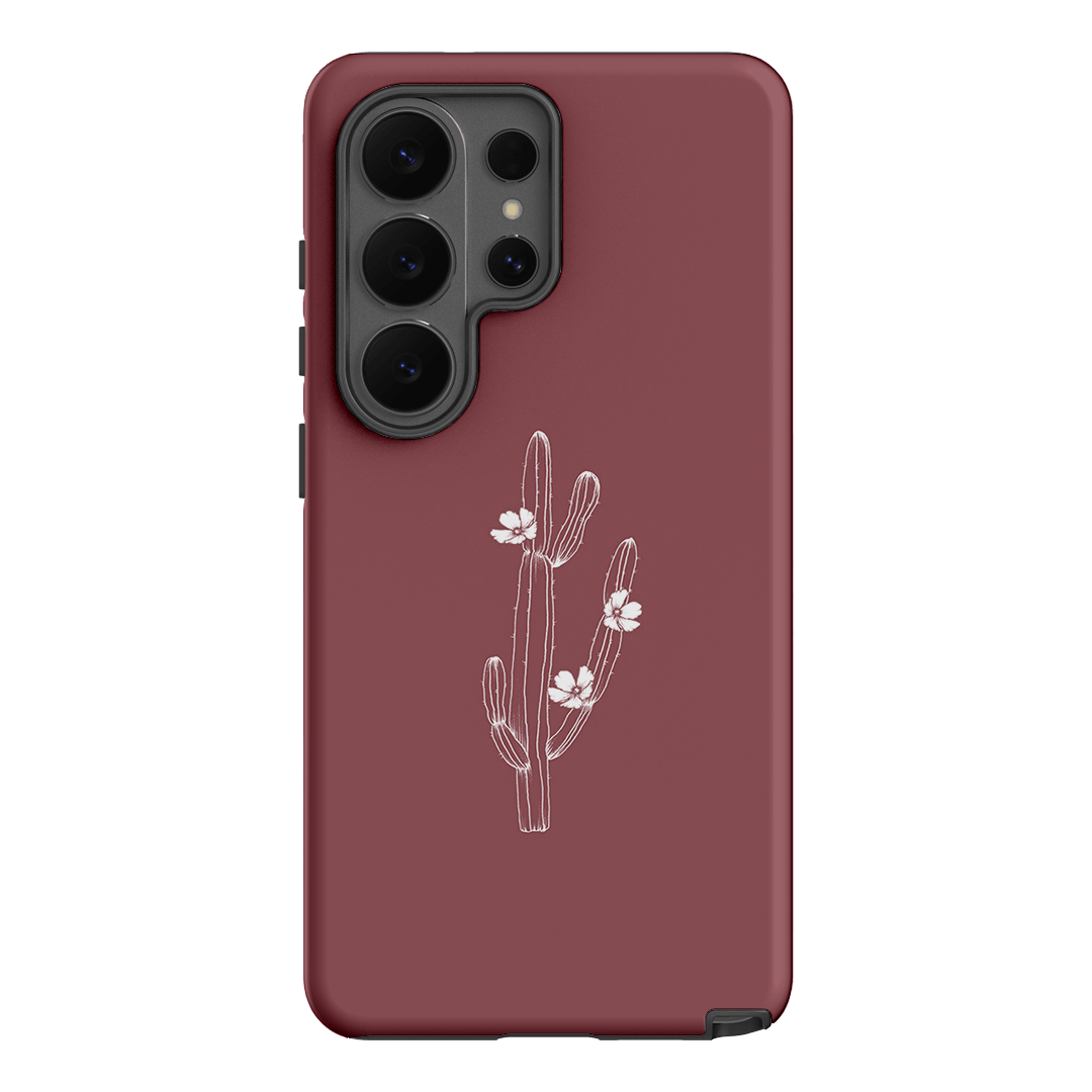 Cactus Flower Printed Phone Cases Samsung Galaxy S26 Ultra / Armoured by Typoflora - The Dairy