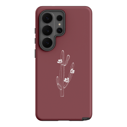 Cactus Flower Printed Phone Cases Samsung Galaxy S26 Ultra / Armoured by Typoflora - The Dairy