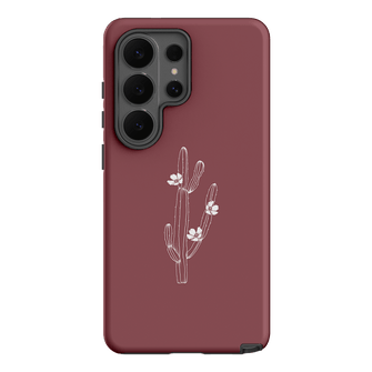 Cactus Flower Printed Phone Cases Samsung Galaxy S26 Ultra / Armoured by Typoflora - The Dairy