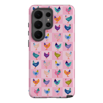 Checkered Chickens Printed Phone Cases Samsung Galaxy S26 Ultra / Armoured by Kayla Henley - The Dairy