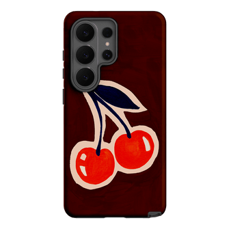 Cherries Printed Phone Cases Samsung Galaxy S26 Ultra / Armoured by Studio Bon - The Dairy