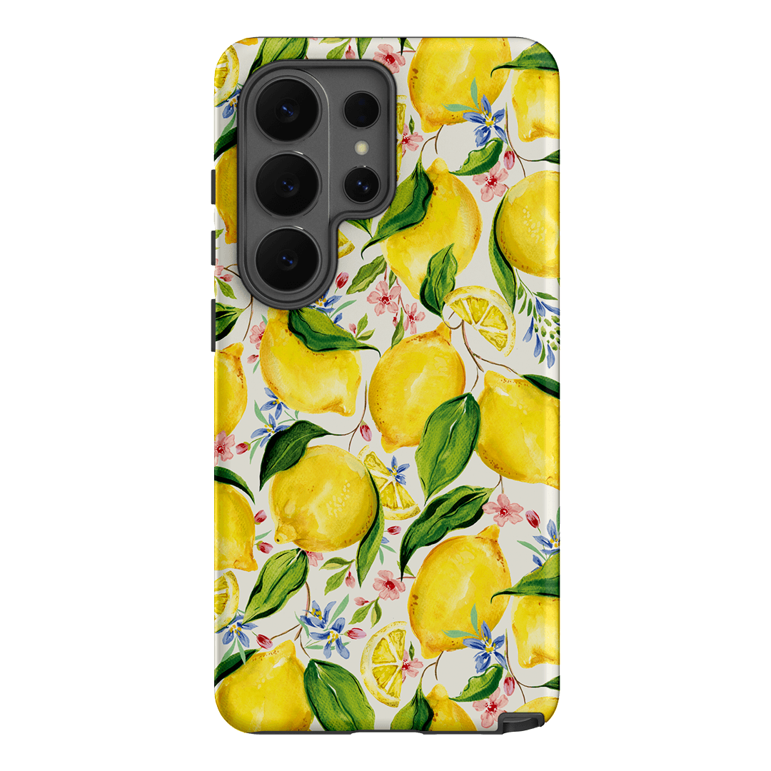 Citrus Lemon Printed Phone Cases Samsung Galaxy S26 Ultra / Armoured by Ellie Mae - The Dairy