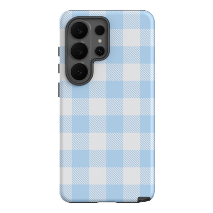 Cloud Plaid Printed Phone Cases Samsung Galaxy S26 Ultra / Armoured by The Dairy - The Dairy