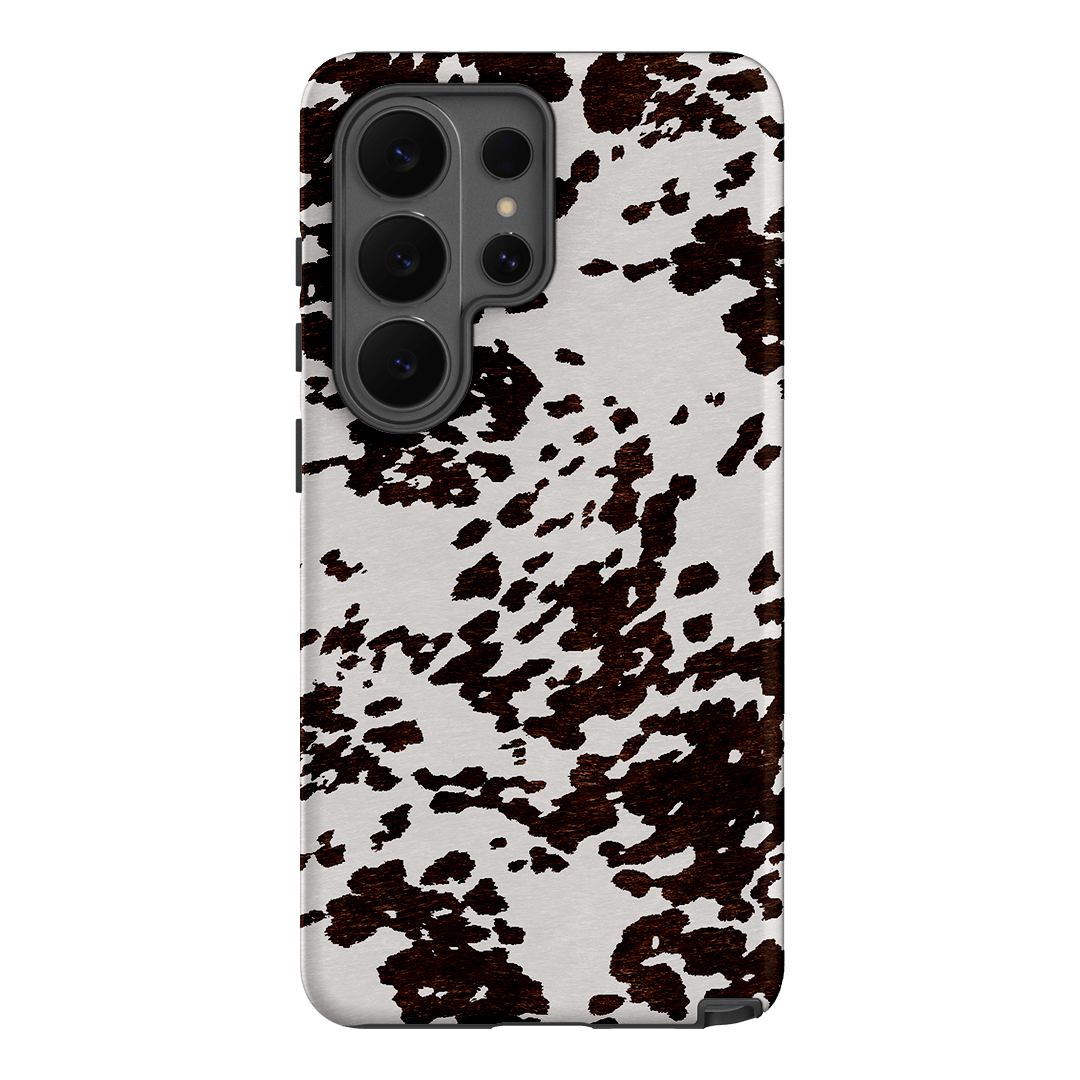 Cowhide Charm Printed Phone Cases Samsung Galaxy S26 Ultra / Armoured by The Dairy - The Dairy