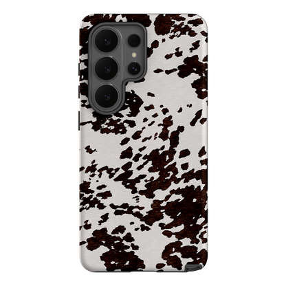 Cowhide Charm Printed Phone Cases Samsung Galaxy S26 Ultra / Armoured by The Dairy - The Dairy