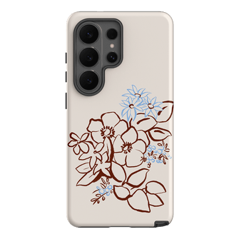 Cream Posy Printed Phone Cases Samsung Galaxy S26 Ultra / Armoured by Typoflora - The Dairy