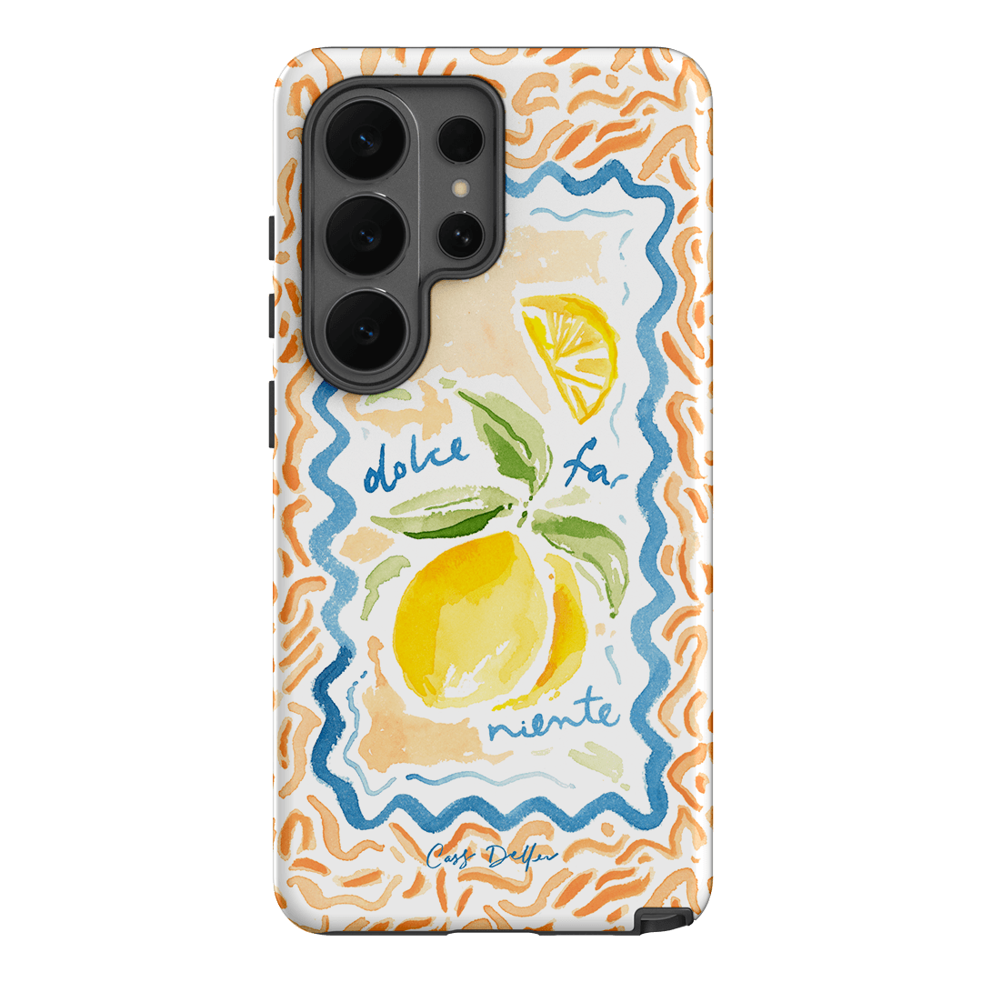 Dolce Far Niente Printed Phone Cases Samsung Galaxy S26 Ultra / Armoured by Cass Deller - The Dairy