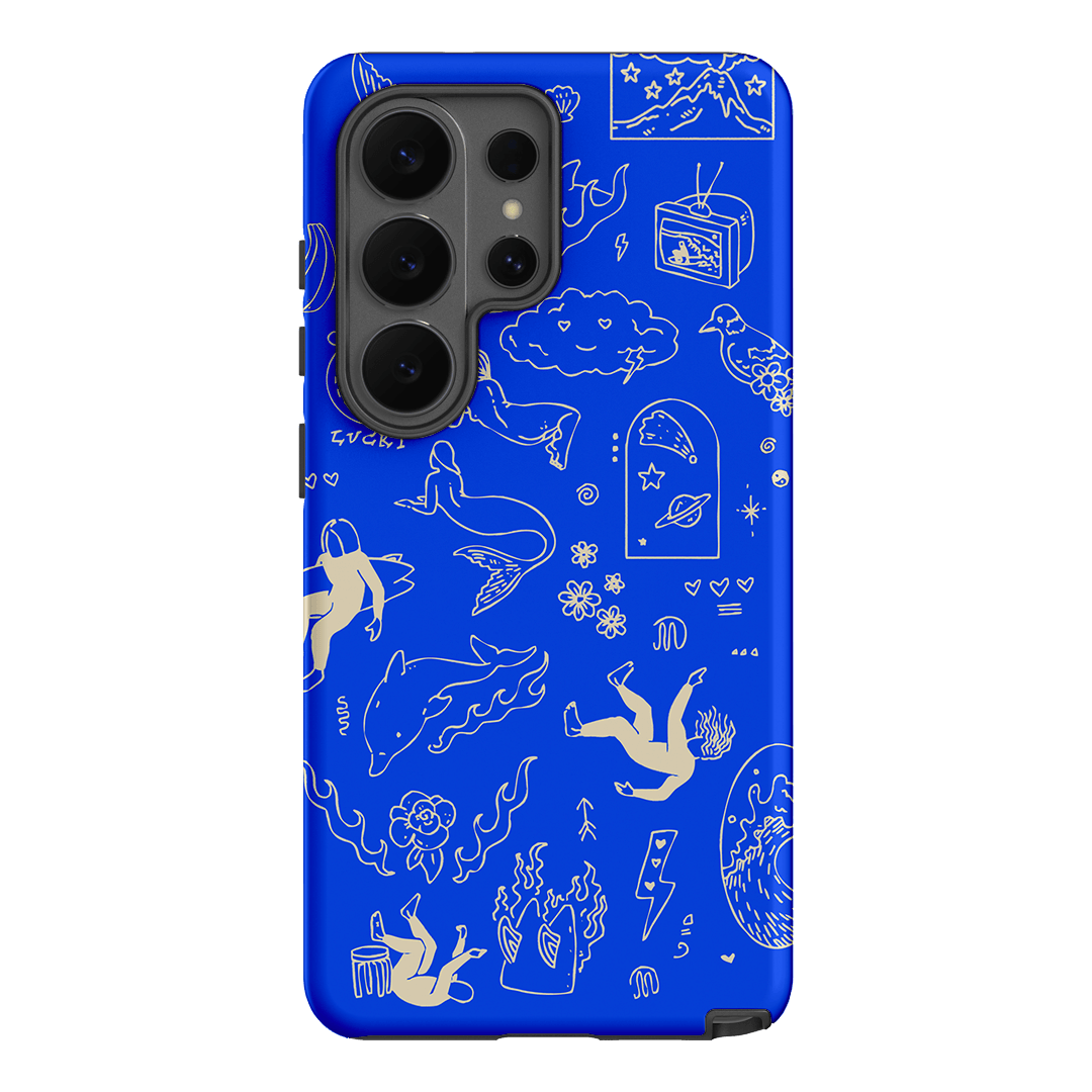 Easty Flash Blue Printed Phone Cases Samsung Galaxy S26 Ultra / Armoured by Easty Beasty - The Dairy