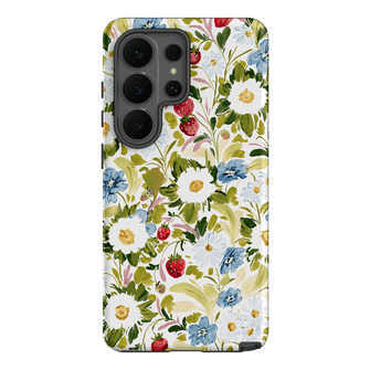 Garden Strawberries Printed Phone Cases Samsung Galaxy S26 Ultra / Armoured by Ellie Mae - The Dairy