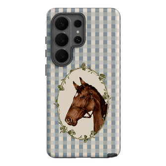 Gingham Horse Printed Phone Cases Samsung Galaxy S26 Ultra / Armoured by Kasiags Art - The Dairy