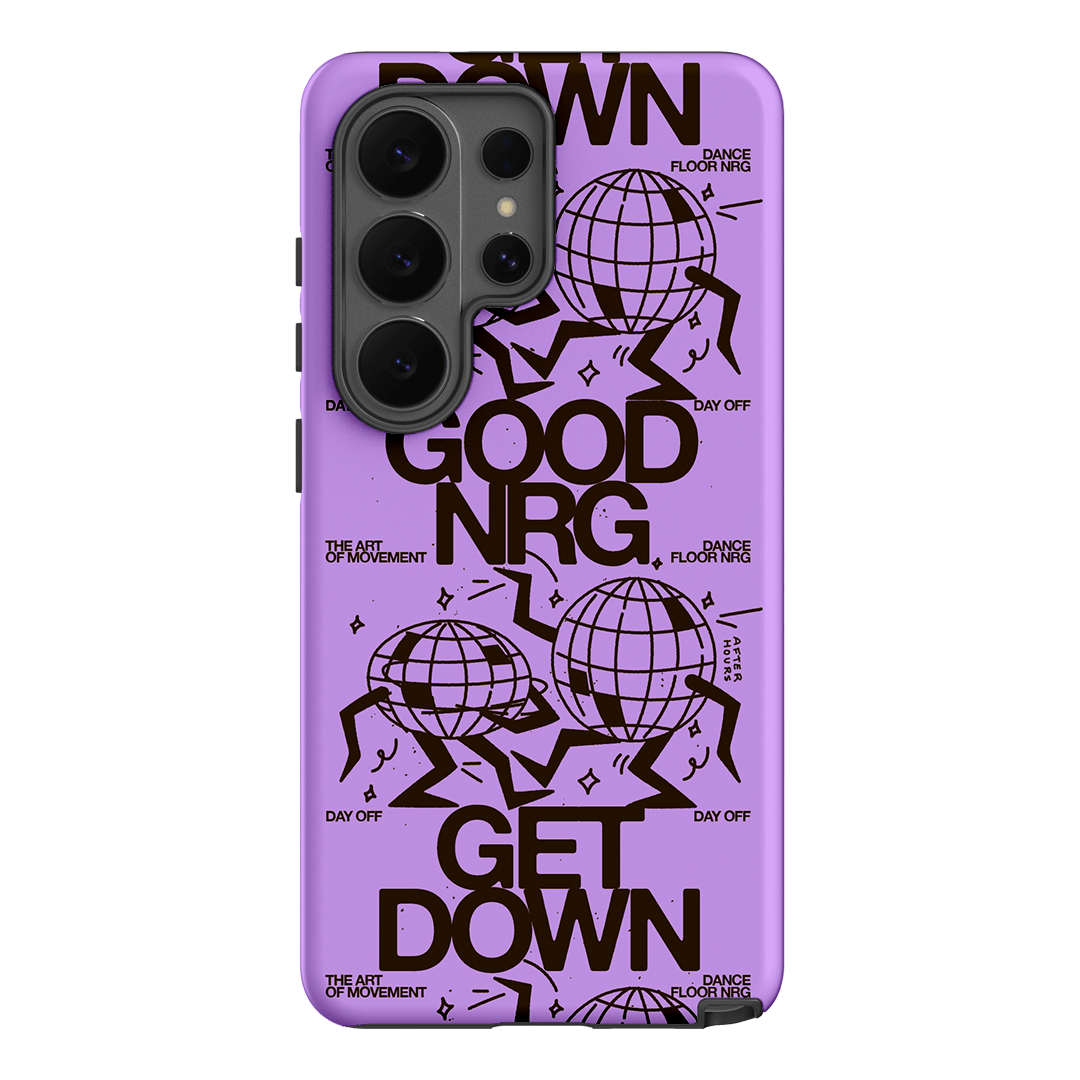 Good Energy in Purple Printed Phone Cases Samsung Galaxy S26 Ultra / Armoured by After Hours - The Dairy