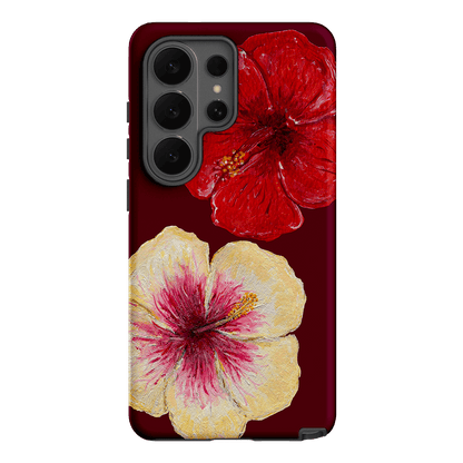 Hibiscus Flower Printed Phone Cases Samsung Galaxy S26 Ultra / Armoured by BG. Studio - The Dairy