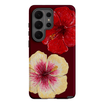 Hibiscus Flower Printed Phone Cases Samsung Galaxy S26 Ultra / Armoured by BG. Studio - The Dairy