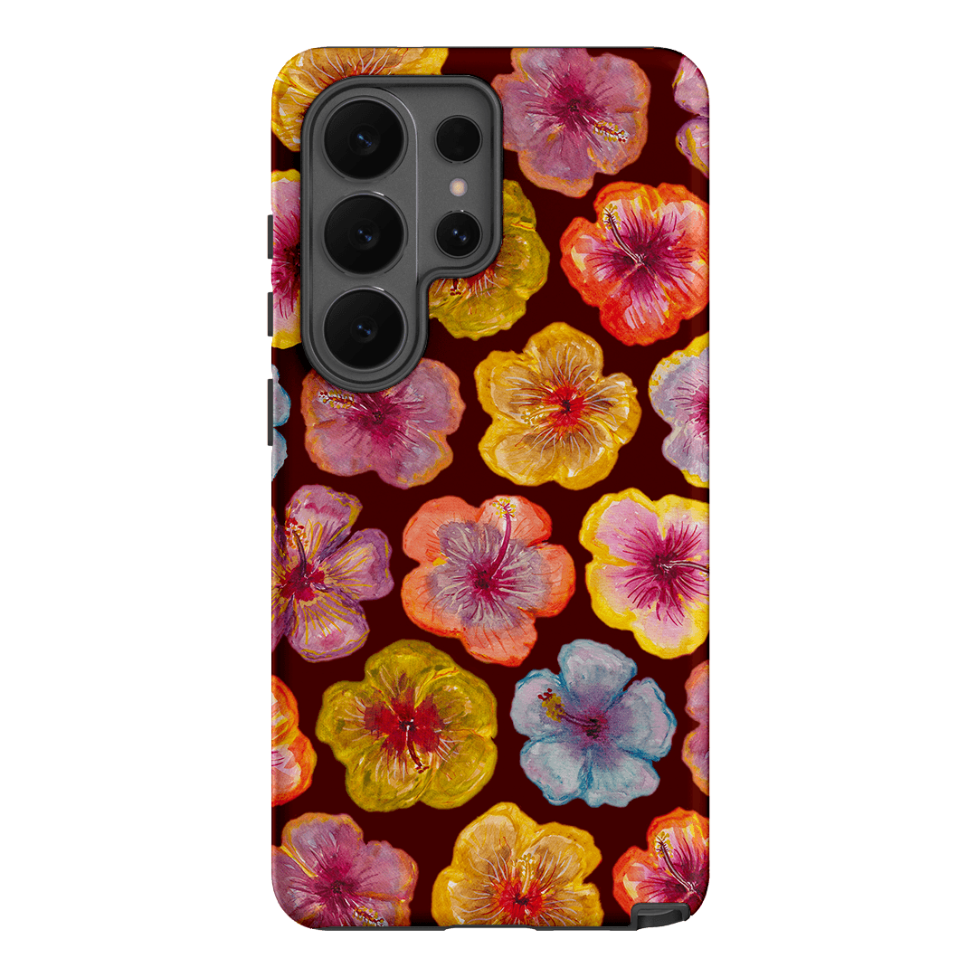 Hibiscus Holiday Rouge Printed Phone Cases Samsung Galaxy S26 Ultra / Armoured by BG. Studio - The Dairy