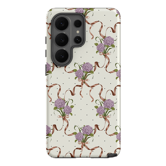 Hydrangea Ribbon Printed Phone Cases Samsung Galaxy S26 Ultra / Armoured by Veronica Tucker - The Dairy