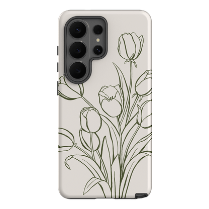 Inked Tulips Printed Phone Cases Samsung Galaxy S26 Ultra / Armoured by Typoflora - The Dairy