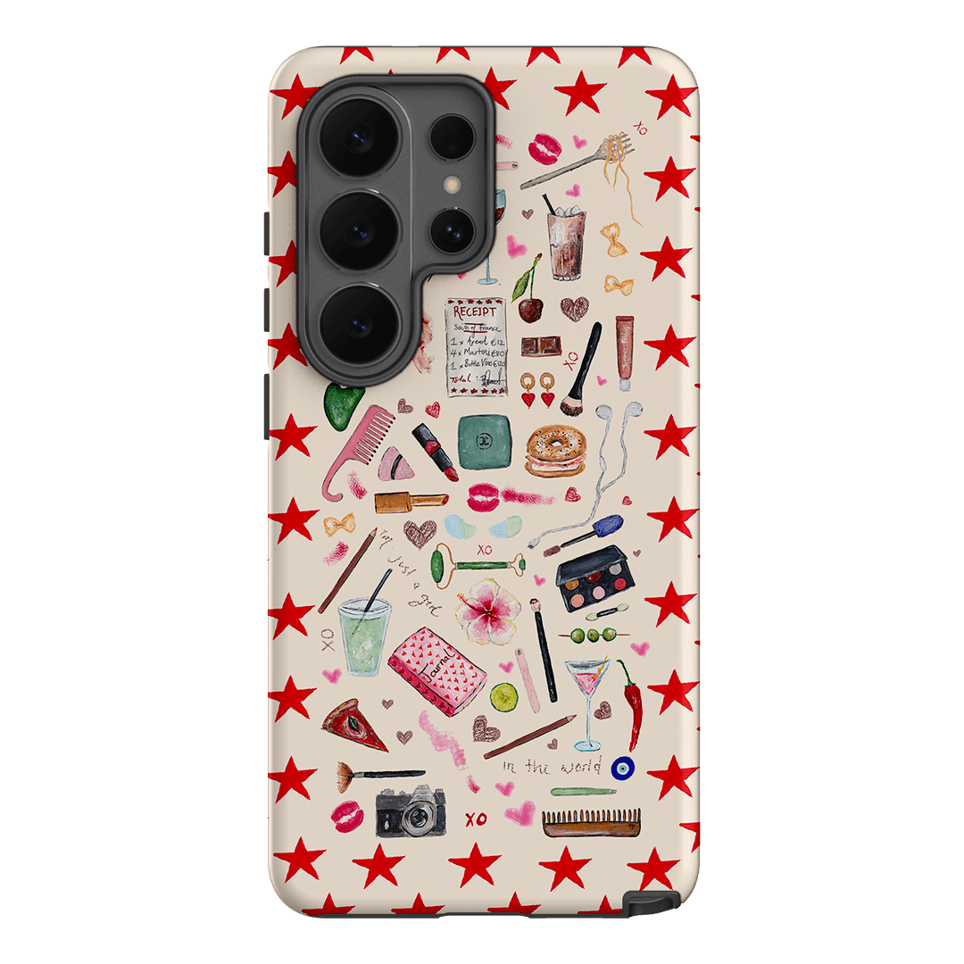 Just A Girl Printed Phone Cases Samsung Galaxy S26 Ultra / Armoured by BG. Studio - The Dairy
