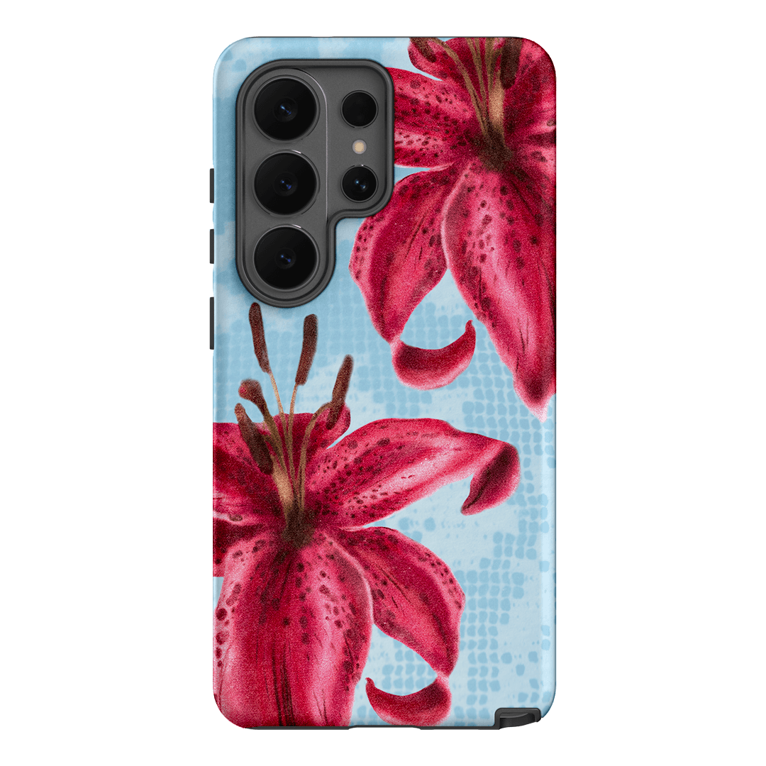 Lillies Printed Phone Cases Samsung Galaxy S26 Ultra / Armoured by Sally Hungerford - The Dairy