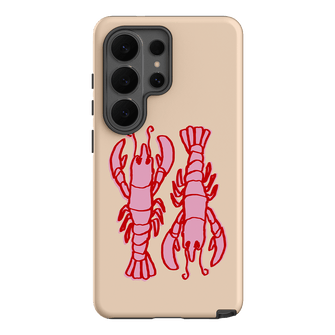 Lobster Love Peach Printed Phone Cases Samsung Galaxy S26 Ultra / Armoured by The Dairy - The Dairy