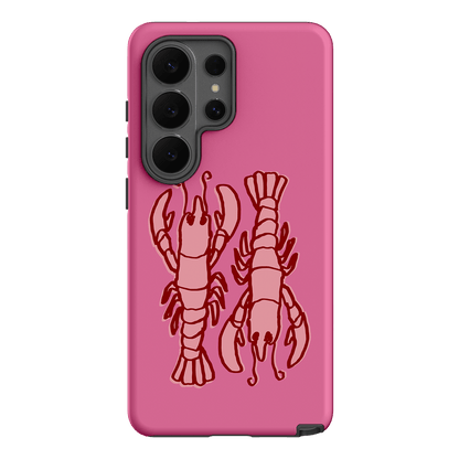 Lobster Love Pink Printed Phone Cases Samsung Galaxy S26 Ultra / Armoured by The Dairy - The Dairy